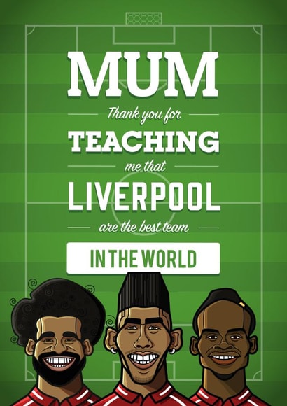 mum liverpool Birthday Card 34309 created by Diverse Pixels