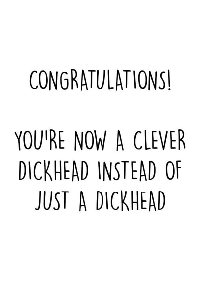 congrats you're Graduation Card 9078 created by Pack a Punch Designs