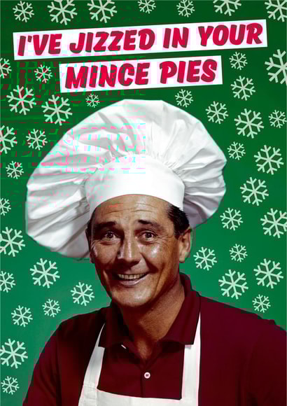 i've jizzed Christmas Card 3022 created by Dean Morris Cards