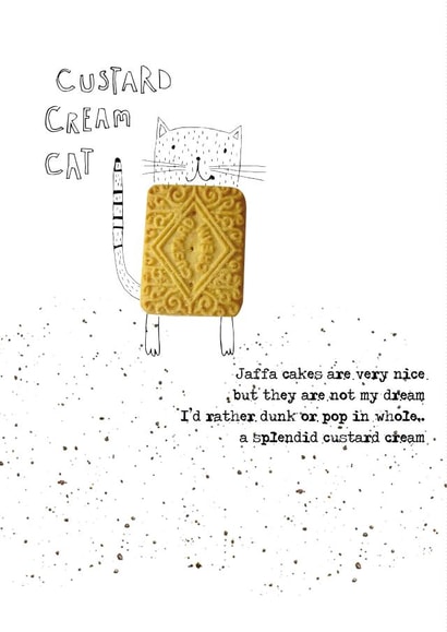 cat biscuit Birthday Card 14063 created by Cinnamon Aitch