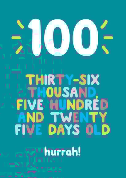 100 centurian Birthday Card 3454 created by Ivorymint cards