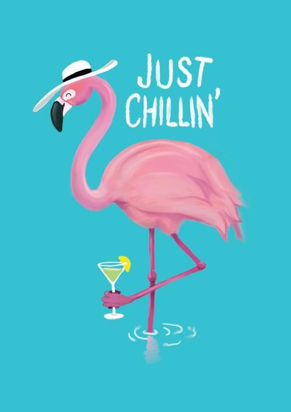 summer flamingo Love & Friendship Card 14256 created by Her Design World