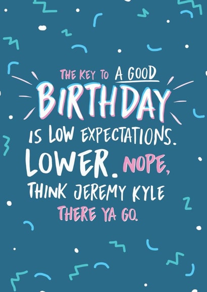 Funny TV Birthday Card 13964 created by Foggish