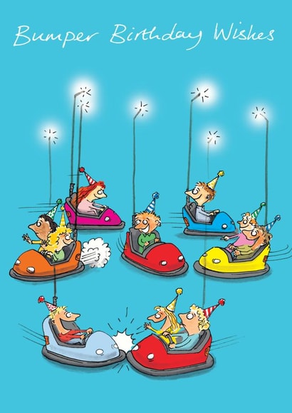 humour cartoon Birthday Card 9542 created by Cardinky