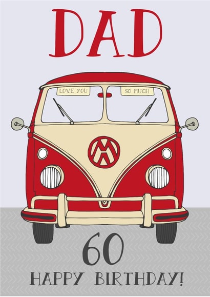 Dad camper Birthday Card 3858 created by Wink Design - Michelle Roberts