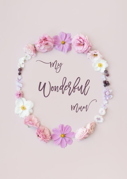 mum floral Mothers Day Card 8357 created by Love Lila Photography
