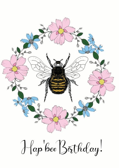 pun bee Birthday Card 14291 created by Sara Baker