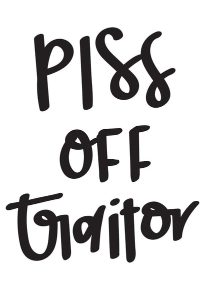 piss off New Job Card 6331 created by Diffydolls