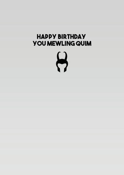 loki avengers Birthday Card 29424 created by Simone Pace