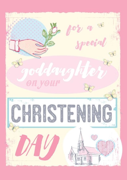 christening pretty New Baby Card 2404 created by Siobhan at april rose