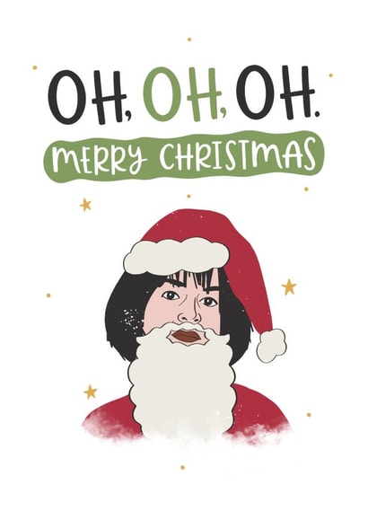 Funny Christmas Card - Oh, oh, oh, Merry Christmas created by Abbie Imagine
