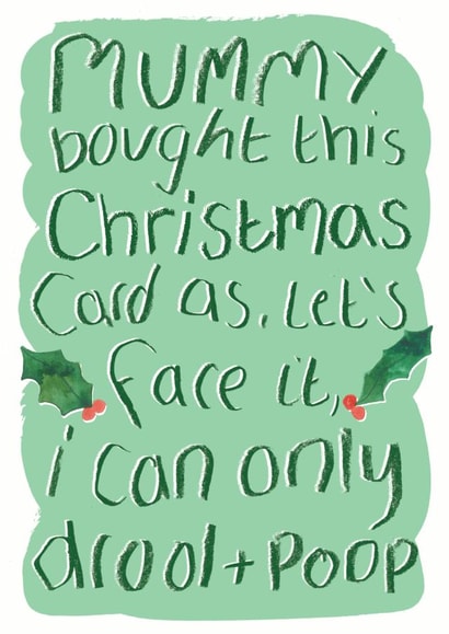 funny humour Christmas Card 9197 created by Alexia Claire
