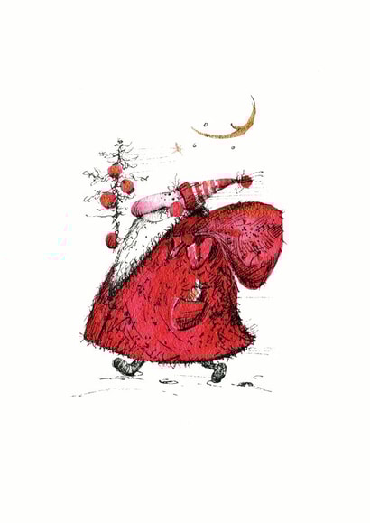 illustration santa Card 38005 created by Natallia Bushuyeva
