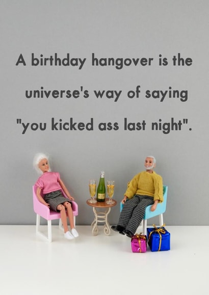 humour funny Birthday Card 33841 created by Bold & Bright Cards