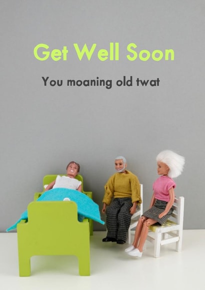 dont worry Get Well Card 11434 created by Bold & Bright Cards
