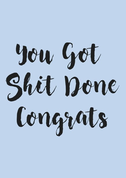 profanity you New Job Card 14366 created by Jessica Jayne Harney