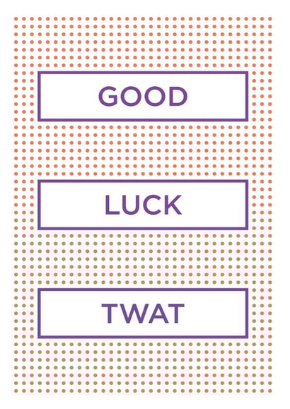 Cheeky FRIEND Good Luck Card 31011 created by Thirty Mussels
