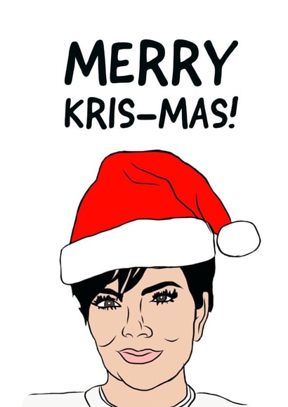 kris jenner Christmas Card 32790 created by Keepseyshop