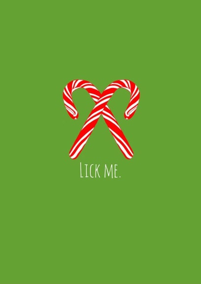 candy cane Christmas Card 32794 created by Keepseyshop