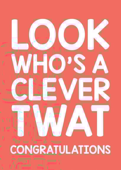 CONGRATS school Congratulations Card 8583 created by Thirty Mussels