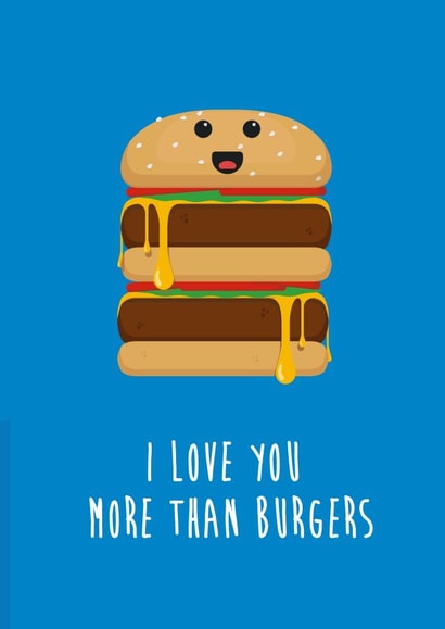 burger food Anniversary Card 22889 created by Christina Connelly