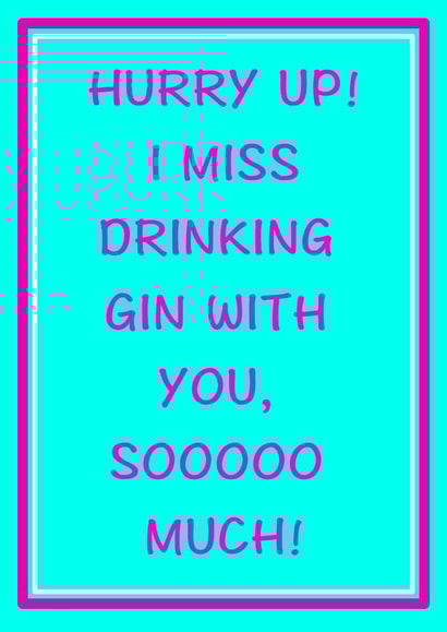 Gin pregnancy Card 31465 created by If Dogs Could Fly