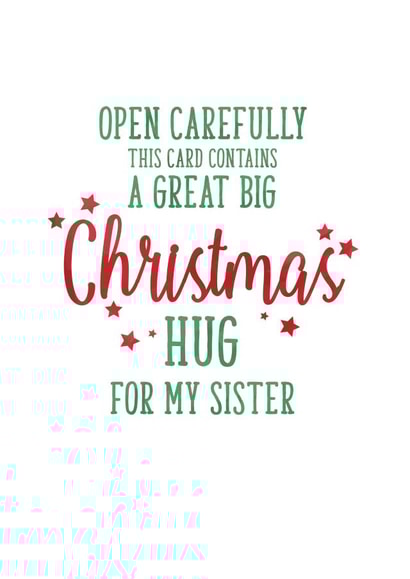 sister modern Christmas Card 3947 created by Ruby Wren Designs