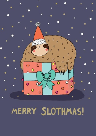 Sloth Christmas created by Forever Funny