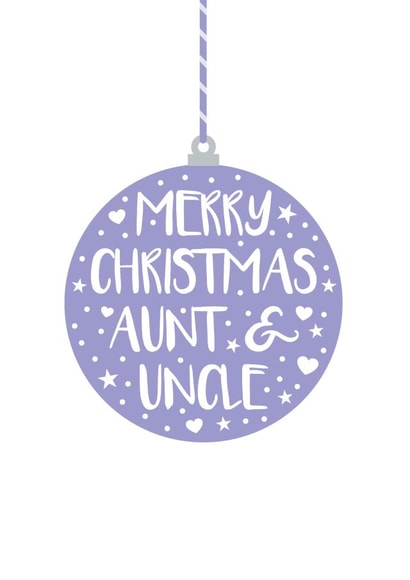 Merry Aunt Christmas Card 4108 created by Cookie Design