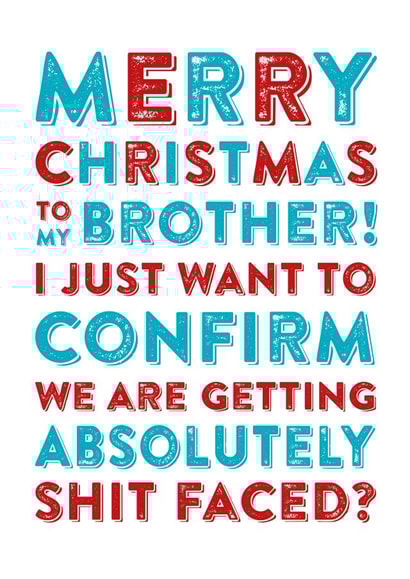 merry xmas Christmas Card 3541 created by Do You Punctuate?