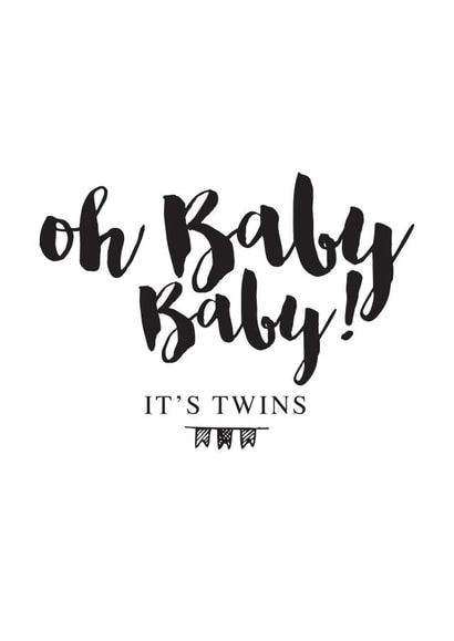 Adult Couple New Baby Card 27725 created by Lubelu London