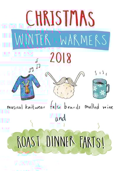 winter warmer Christmas Card 37606 created by SmellyCardStudio