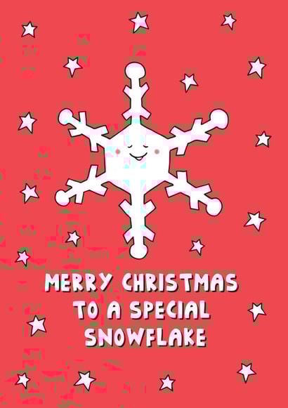 Millennial Special Snowflake Christmas Card created by Kerry Stewart