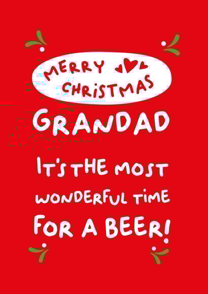 Merry Christmas Grandad created by PaperJam Print Co.