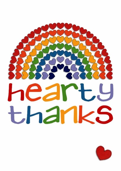 Heart Pun Thank You Card created by Presents Felt