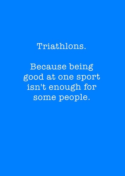 runner running Good Luck Card 13452 created by Running Cards UK