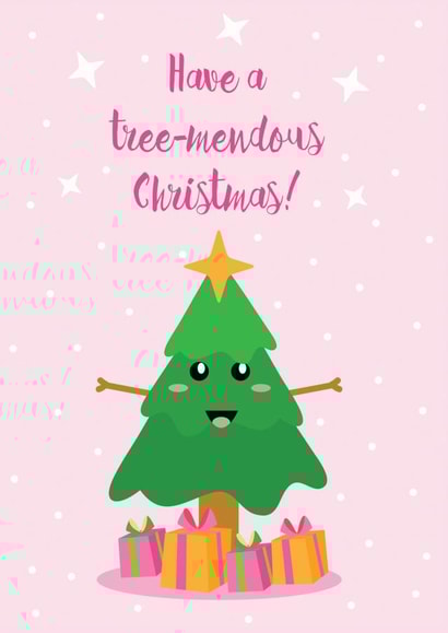 have tree Christmas Card 34089 created by Dyza Esmas