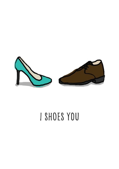 shoes love Card 38075 created by Laura Walker-Beaven