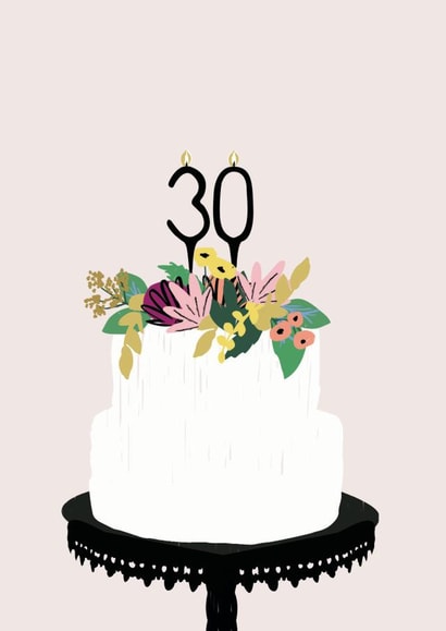 30 Female Birthday Card 5812 created by Olive + Jude