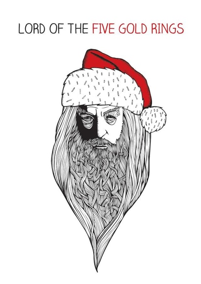 gandalf funny Christmas Card 28457 created by The Card Compony