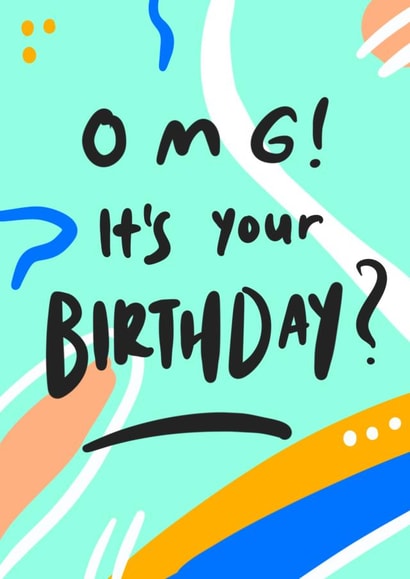 omg it's Birthday Card 1032 created by Leah Chong - Leah Design