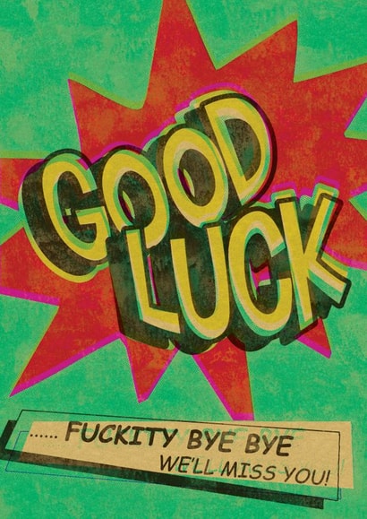 good luck Good Luck Card 5608 created by Lizzie O'Grady