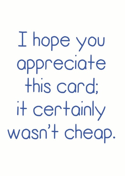 hope appreciate Birthday Card 12900 created by Rubber John