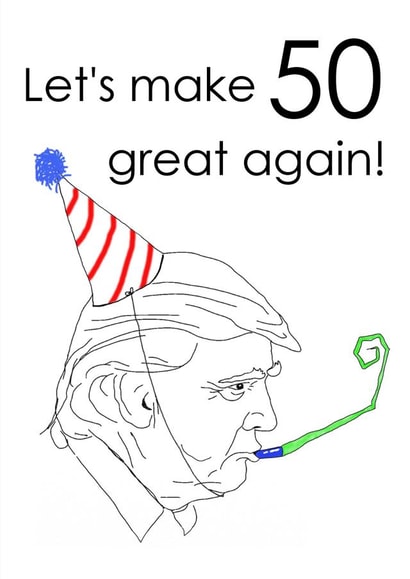 donald trump Birthday Card 14362 created by Michael James