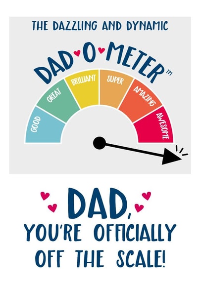 The Dad-o-meter created by Wink Design - Michelle Roberts