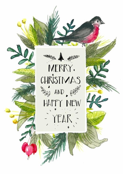 merry xmas Christmas Card 1999 created by Silvia Betancourt