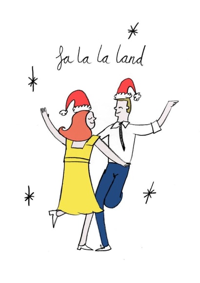 land movie Christmas Card 12099 created by Holly Macdonald