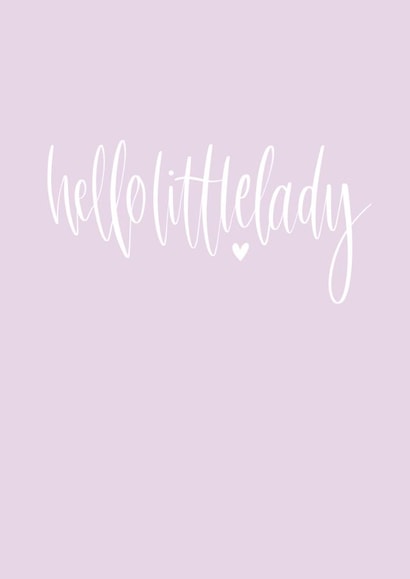 hello little New Baby Card 13463 created by Mel Devine