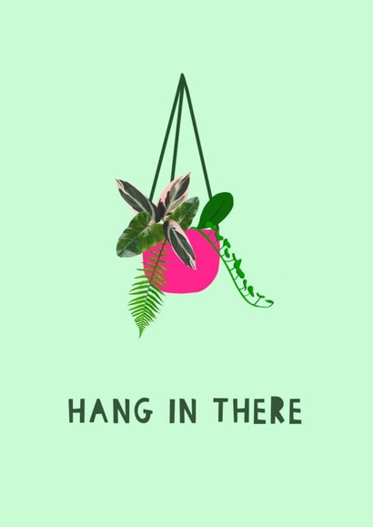 Hang in Thinking of you Card 10791 created by Zoe Spry