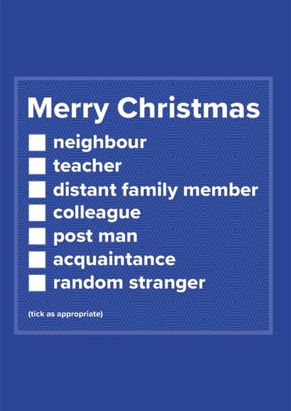 merry xmas Christmas Card 11097 created by Just Spag